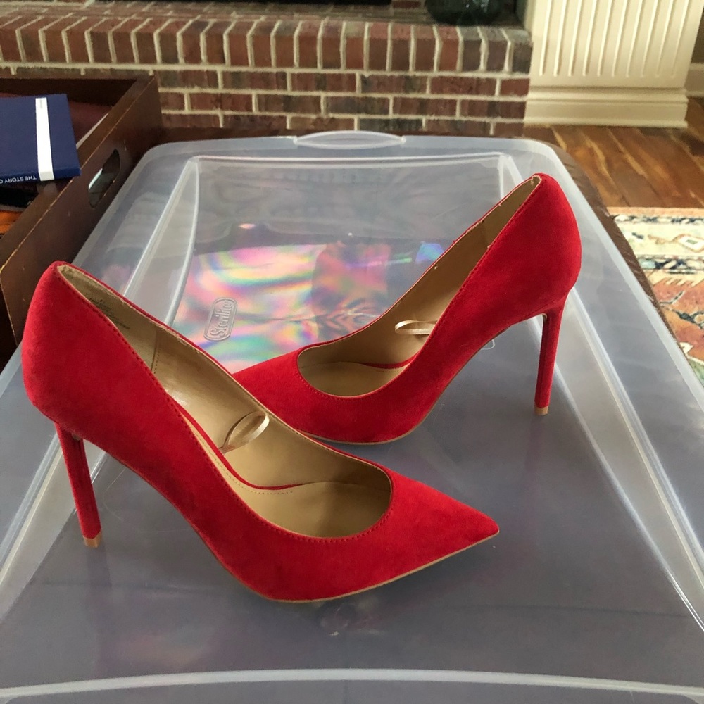 Express Red Heels Size 6.5 Brand New!